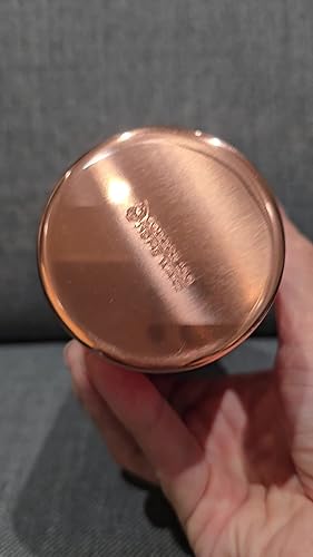 お値下げしました！燃える赤パソやタンゴにスパンコールと金色のモチーフ光ります 新光金属 純銅製ビアカップ S－503 500mL｜【ハンズネットストア】